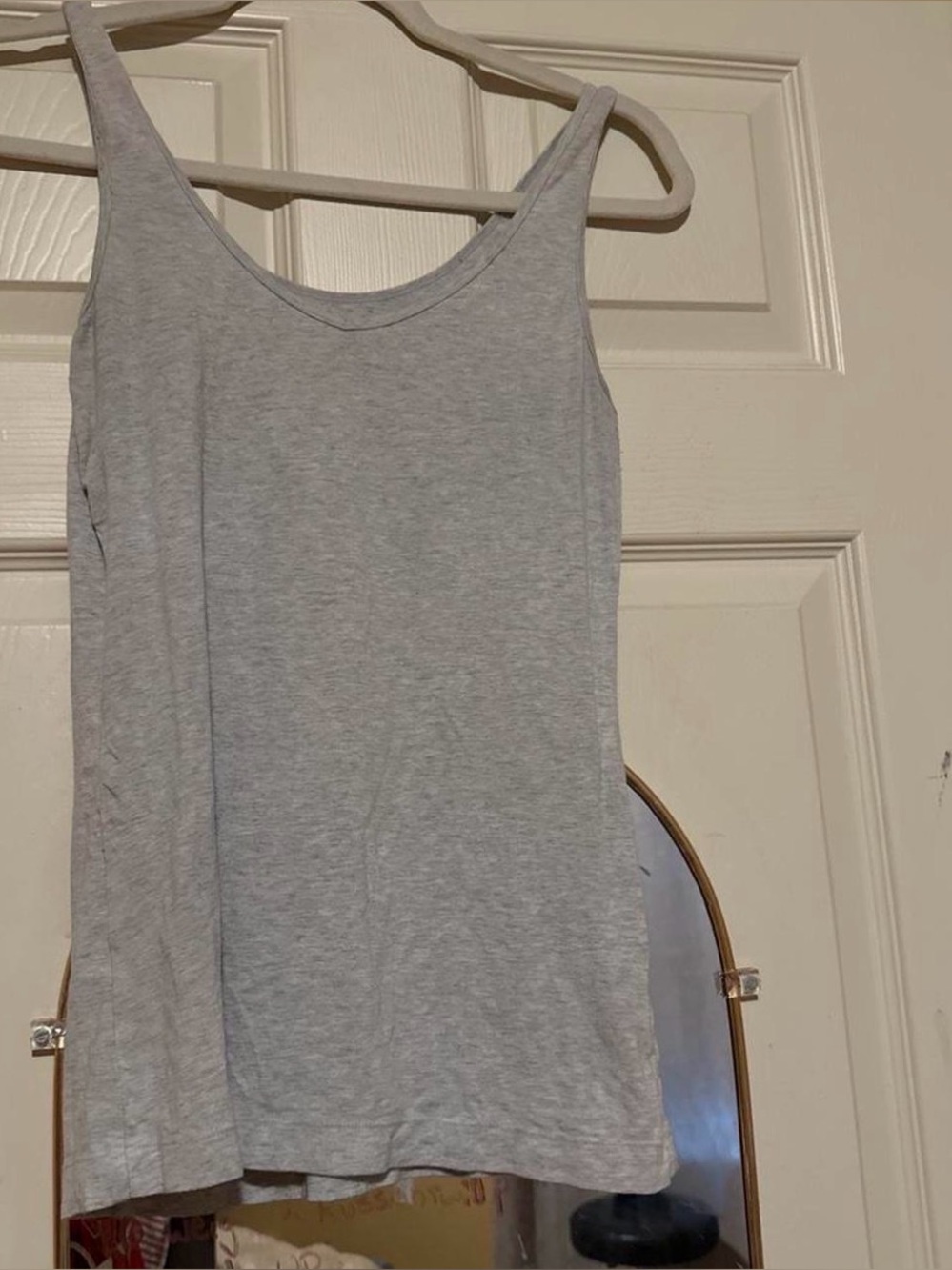 Felina Light Gray Scoop Neck Tank